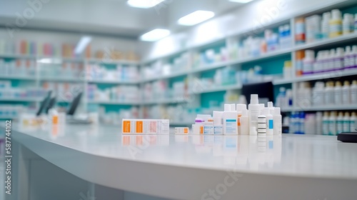 Blurred Drugstore Background Defocus