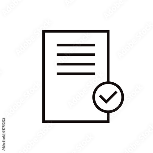 Document and files vector icon. Add file. Delete file icon. Office files and documents icon. Illustration of isolated document symbol pictogram. UX UI icon © Elchin