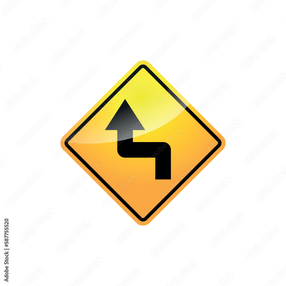 Traffic Sign Street Sign Icon Vector Template Traffic Sign Street Sign Icon Vector Template