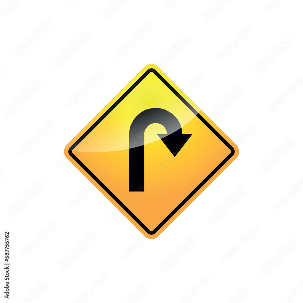 Traffic Sign Street Sign Icon Vector Template Traffic Sign Street Sign Icon Vector Template