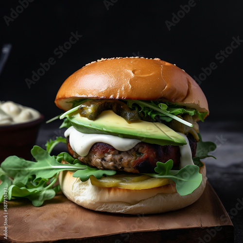 Avocado burger