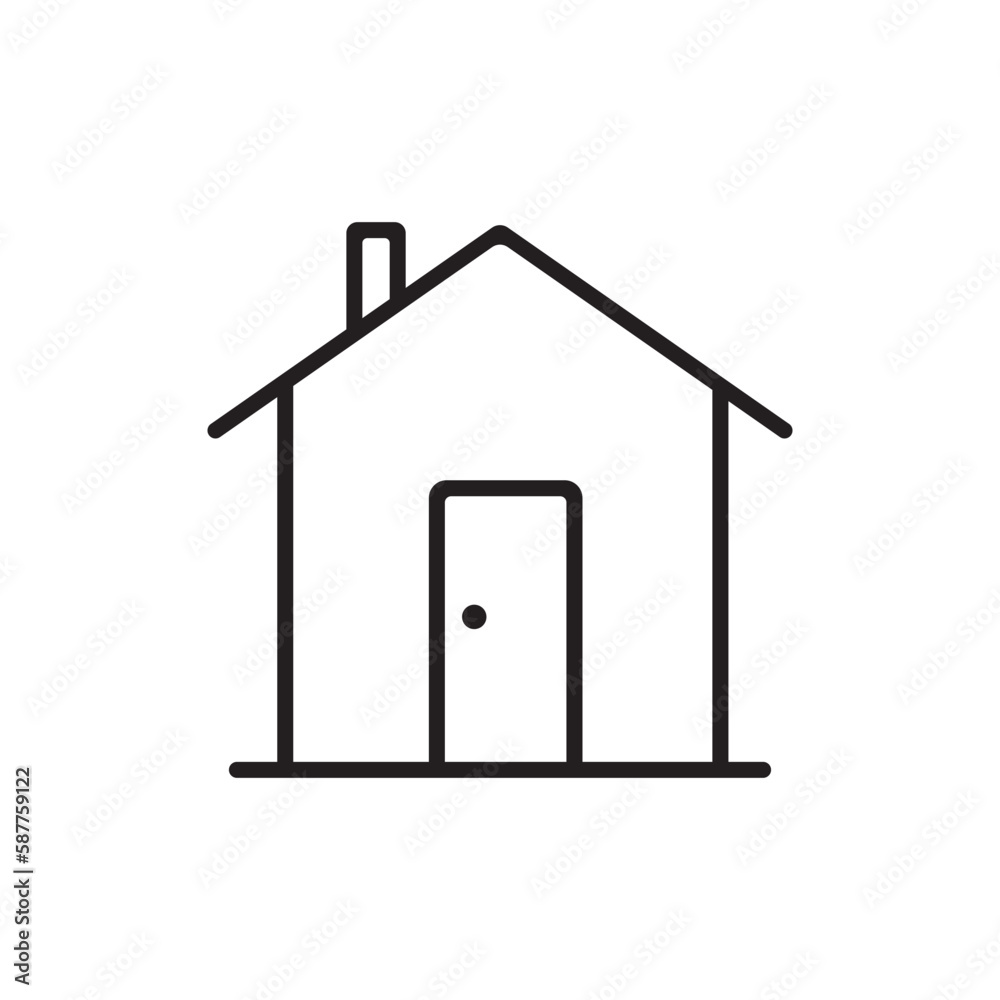 House vector icon. Home flat sign design. House symbol pictogram. Home icon. UX UI icon House vector icon. Home flat sign design. House symbol pictogram. Home icon. UX UI icon