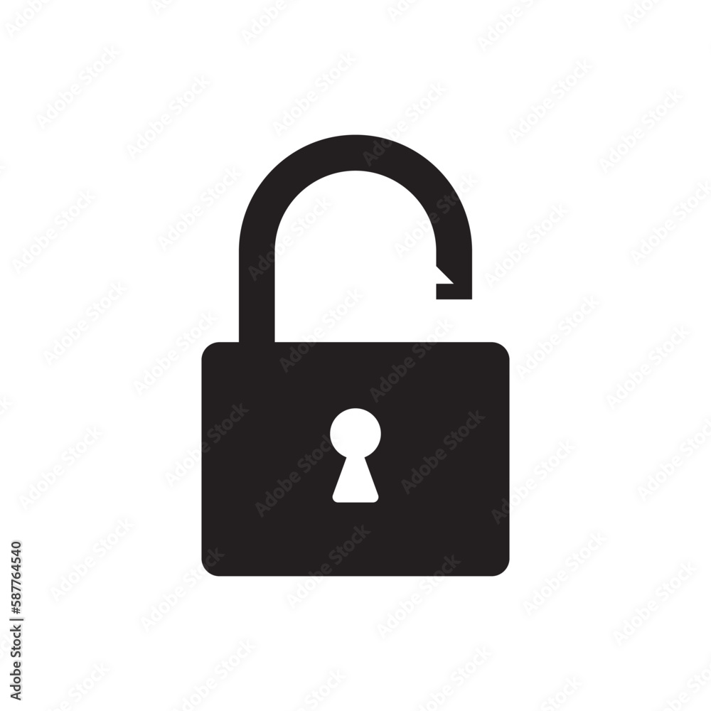 Lock vector linear icon. Private lock flat sign design. Padlock symbol. UX UI icon Lock vector linear icon. Private lock flat sign design. Padlock symbol. UX UI icon