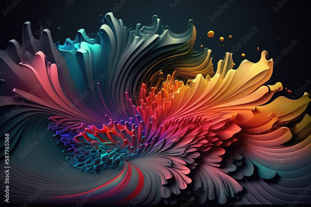 Fractal burst arrangement Fractal burst arrangement
