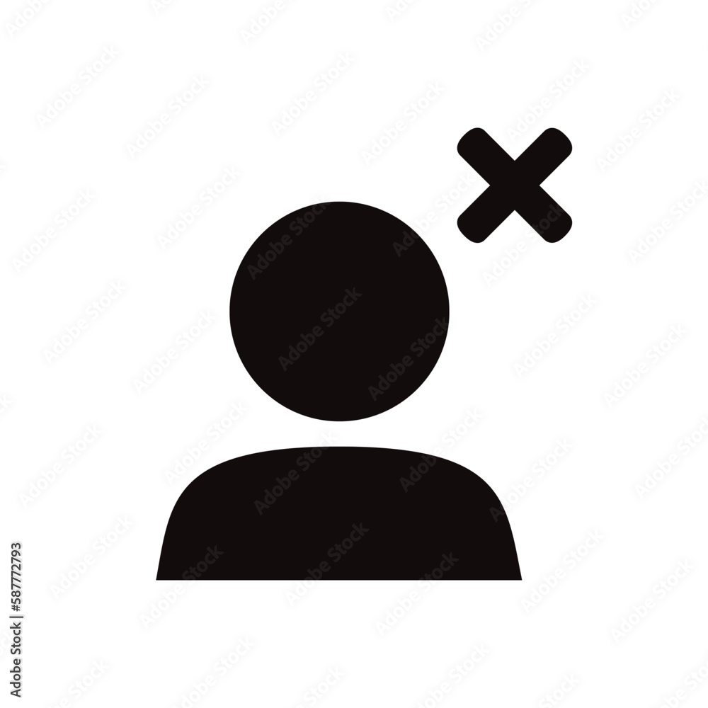 User vector icon. Add member person flat sign design. Man linear pictogram. Illustration of user symbol pictogram. UX UI icon User vector icon. Add member person flat sign design. Man linear pictogram. Illustration of user symbol pictogram. UX UI icon