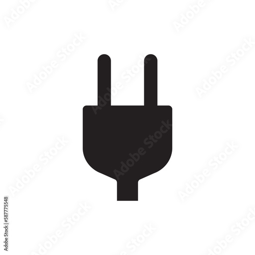 Plug pictogram. Plug vector icon. Plug flat sign design. UX UI icon