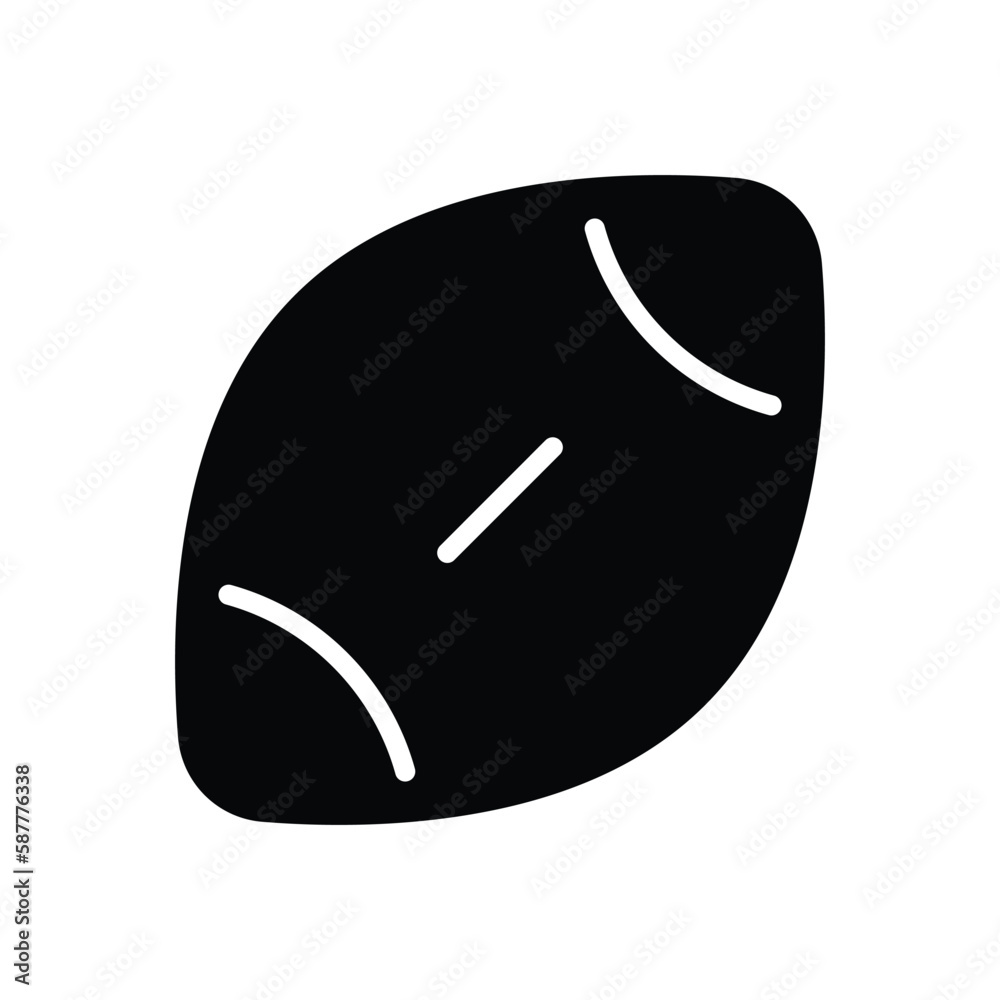 Rubgy icon vector stock.