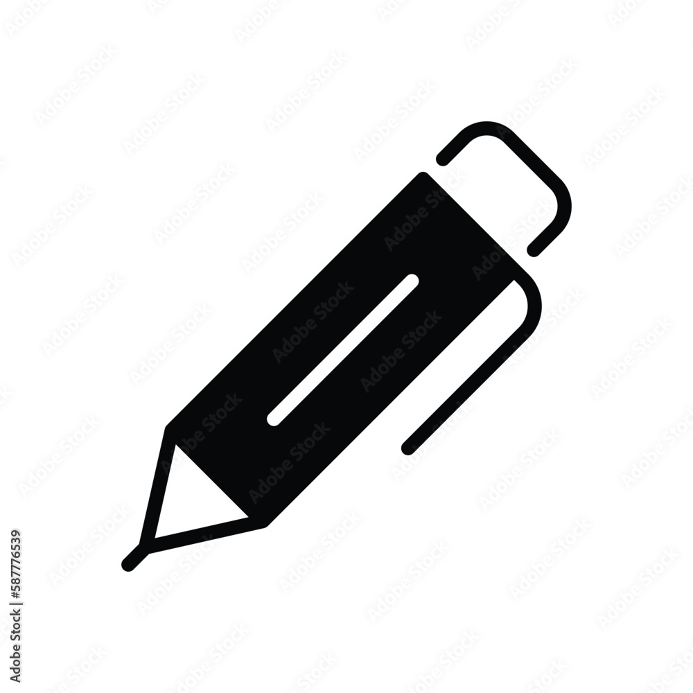 Pen icon vector stock. Pen icon vector stock.