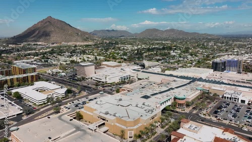 Aerial view of Scottsdale in Arizona. photo