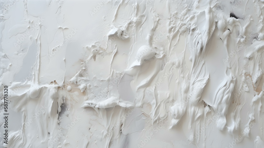 Obraz premium White Wet Plaster Texture Background