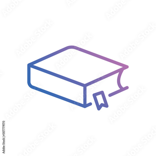 Book icon vector stock.