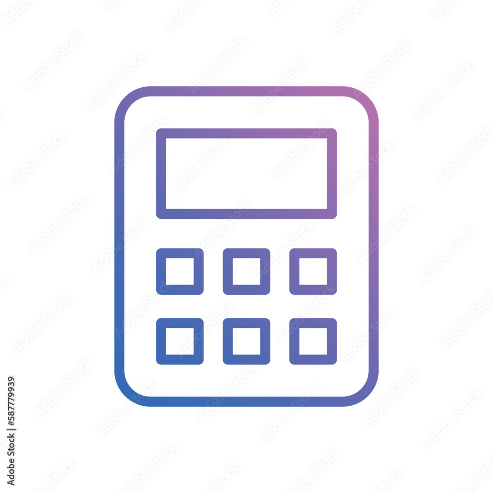 Calculator icon vector stock. Calculator icon vector stock.