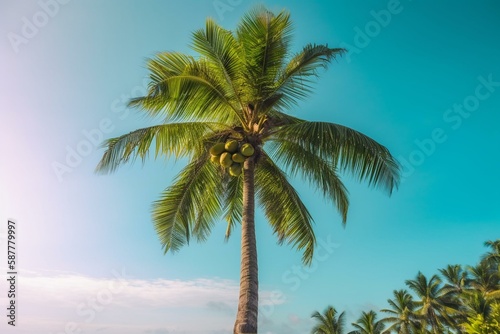  coconut tree Generative AI