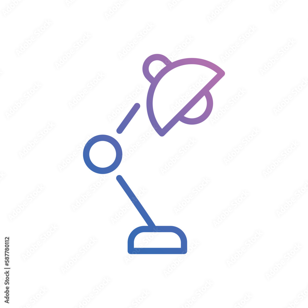 Lamp icon vector stock. Lamp icon vector stock.