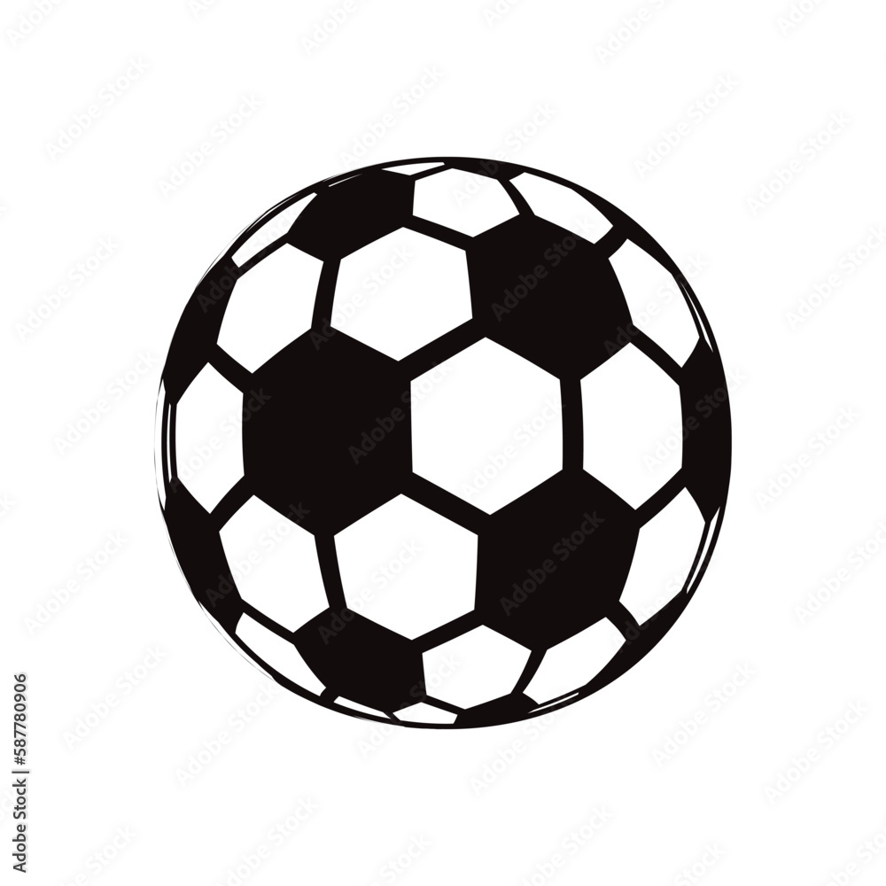 Soccer ball vector icon. Football game ball flat sign design. Soccer ball symbol pictogram. UX UI icon Soccer ball vector icon. Football game ball flat sign design. Soccer ball symbol pictogram. UX UI icon