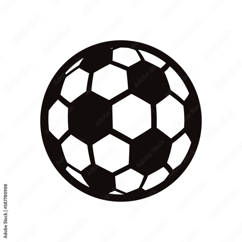 Soccer ball vector icon. Football game ball flat sign design. Soccer ball symbol pictogram. UX UI icon Soccer ball vector icon. Football game ball flat sign design. Soccer ball symbol pictogram. UX UI icon