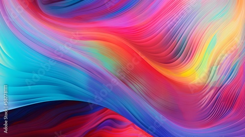 Abstract Rainbow Iridescent Texture Background