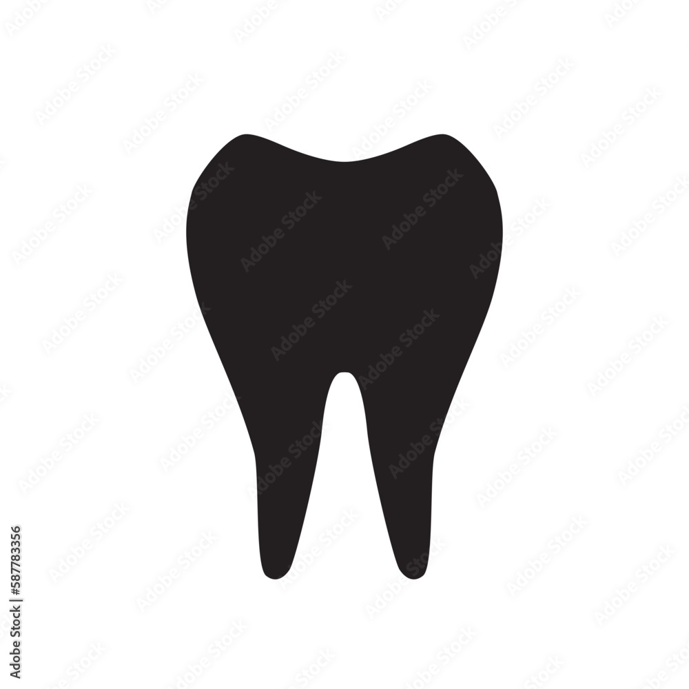 Tooth vector icon. Dentist tooth flat sign design. Tooth symbol pictogram. UX UI icon Tooth vector icon. Dentist tooth flat sign design. Tooth symbol pictogram. UX UI icon