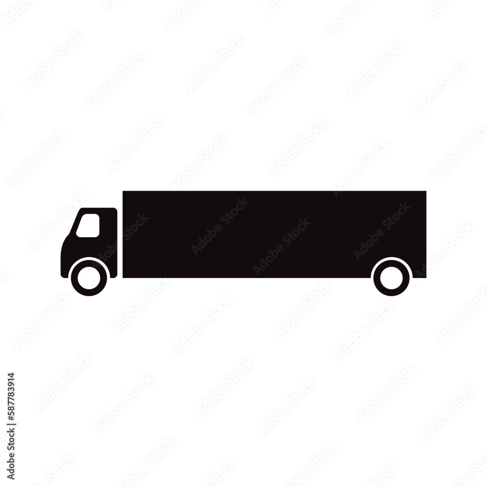 Delivery truck icon. Van flat sign design. Truck symbol. Truck pictogram. UX UI icon Delivery truck icon. Van flat sign design. Truck symbol. Truck pictogram. UX UI icon