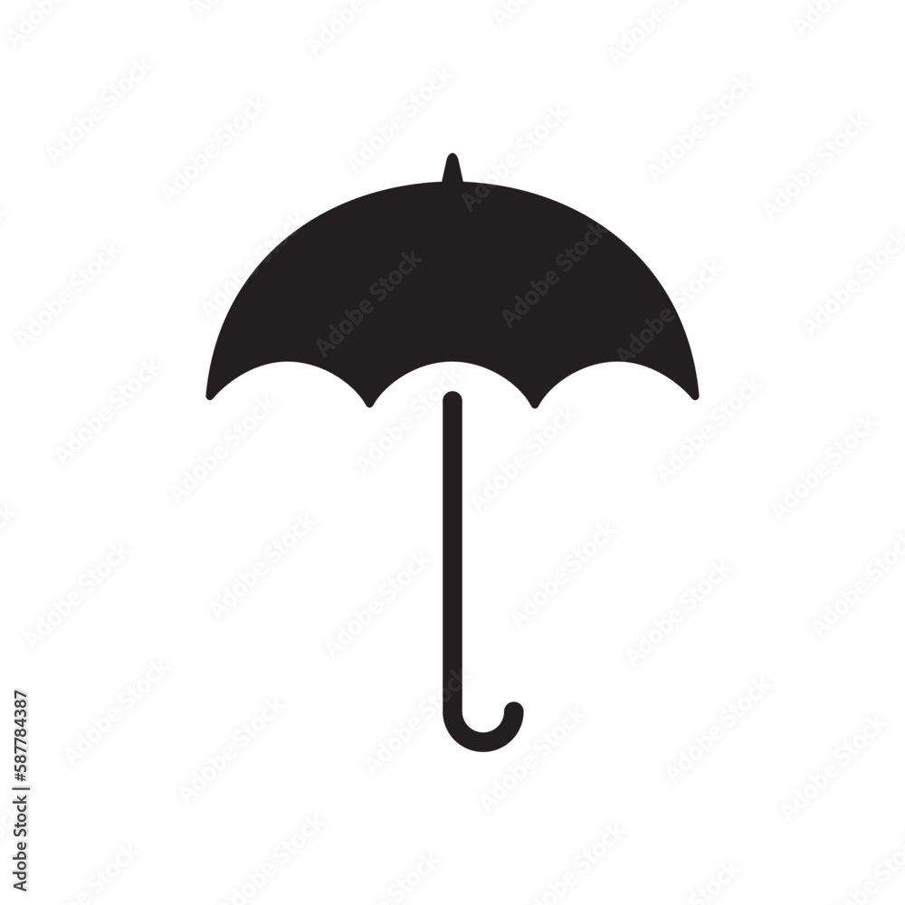 Umbrella vector icon. Umbrella flat sign design. umbrella symbol pictogram. UX UI icon