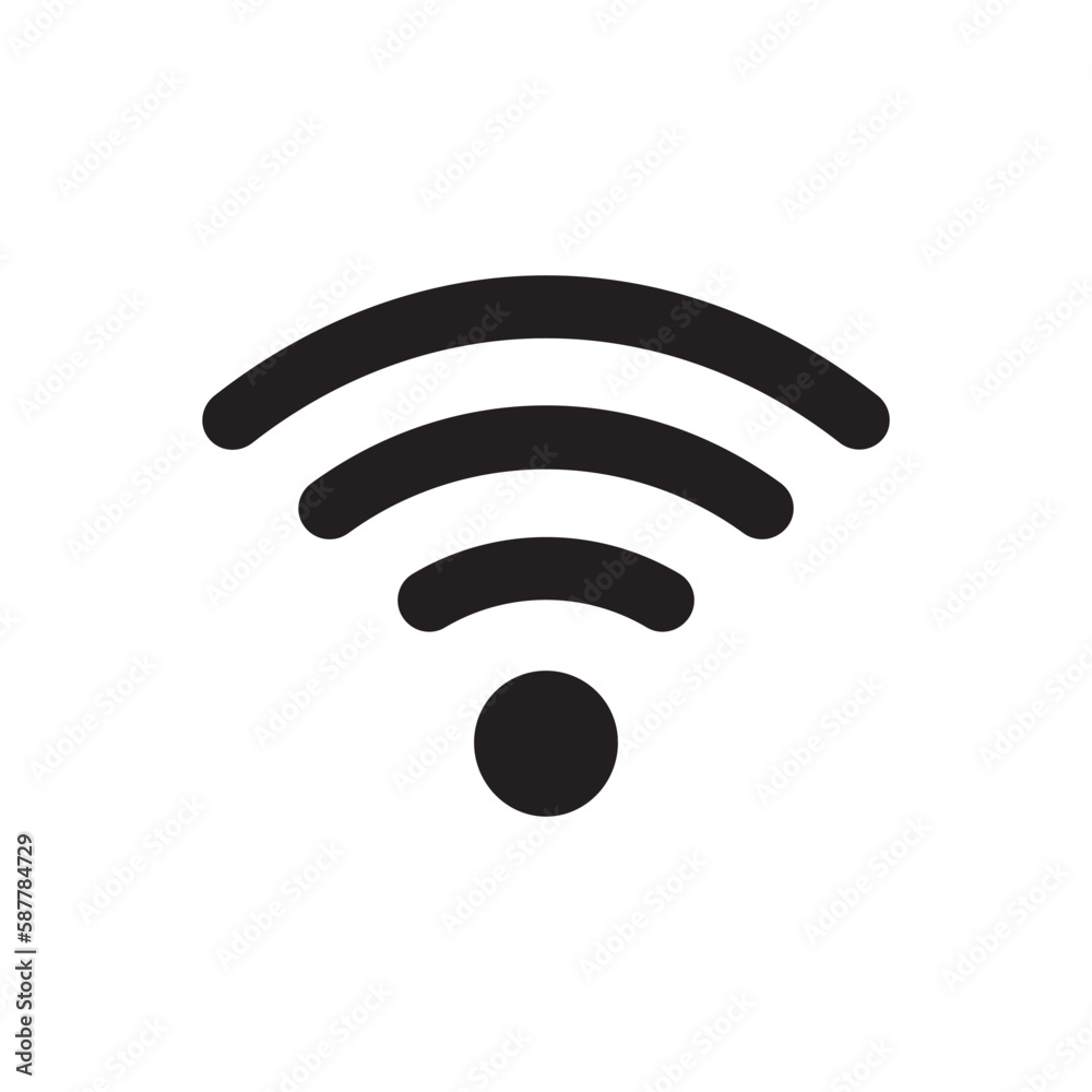 Wifi signal connect vector icon, wireless internet connection flat sign design. Wi-fi isolated symbol pictogram. UX UI icon Wifi signal connect vector icon, wireless internet connection flat sign design. Wi-fi isolated symbol pictogram. UX UI icon