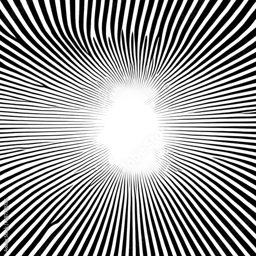 Optical Psychedelic Illusion. Contrasty Optical Psychedelic Illusion.