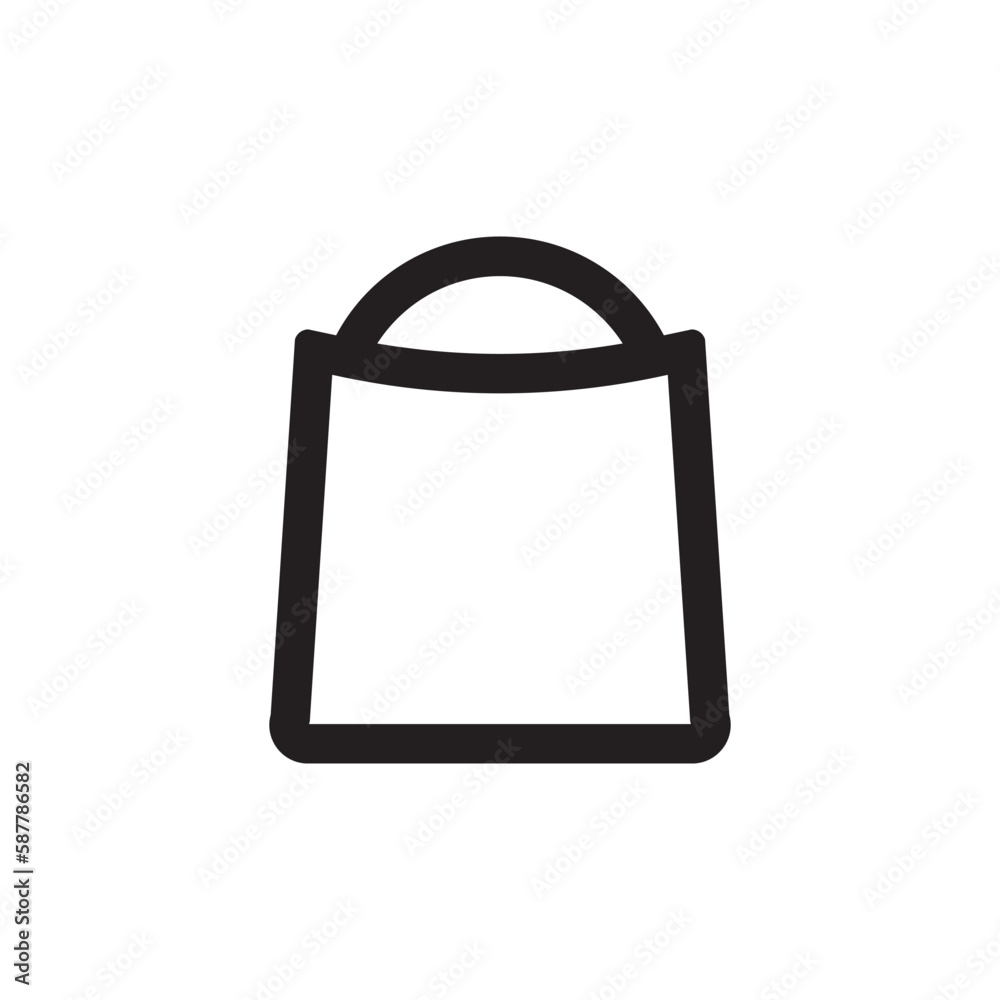 Women bag vector icon. Handbag flat sign. Lady bag flat icon. Shopping package symbol. Purchase pack sign. Packet line icon. UX UI icon pictogram Women bag vector icon. Handbag flat sign. Lady bag flat icon. Shopping package symbol. Purchase pack sign. Packet line icon. UX UI icon pictogram
