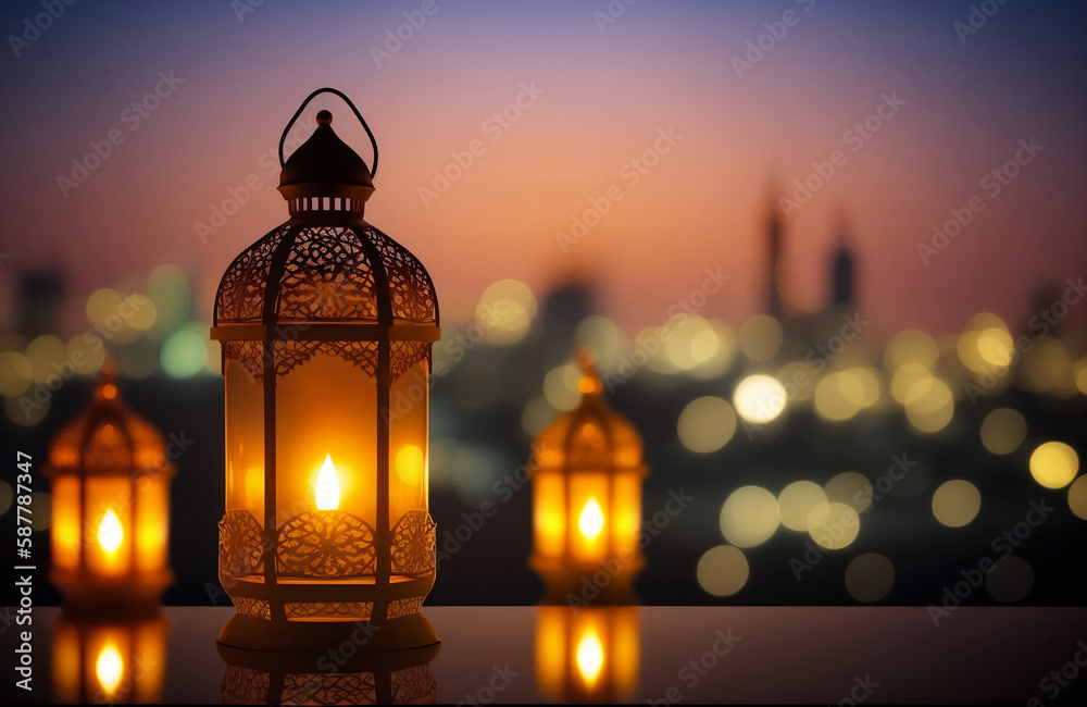 lantern in the night Arabian nights , Ramadan lantern in the night Arabian nights , Ramadan