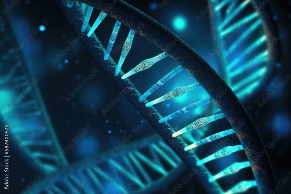 The DNA Journey. An illustration representing the evolution of human DNA through time. Ai generated. The DNA Journey. An illustration representing the evolution of human DNA through time. Ai generated.
