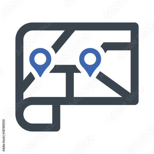 Route map icon