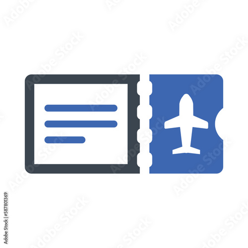 Flight tickets icon