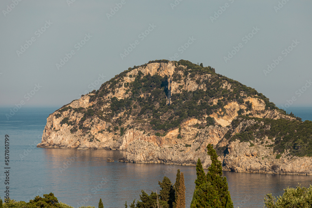 Beautiful landscape of Palaiokastritsa coast, Corfu, Greece