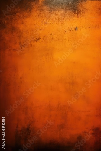 Dark orange Background Studio Portrait Backdrop Image Photography with lightspots