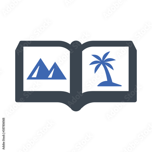 Travel guide icon