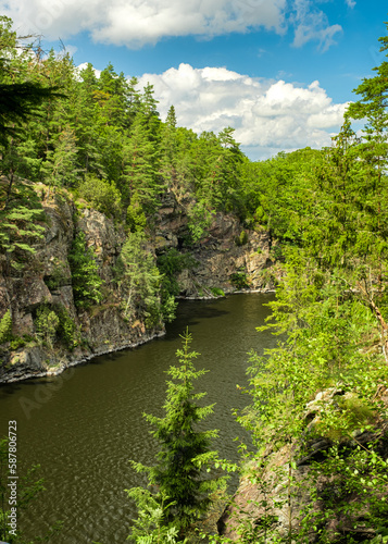 View point in the Brobacka reserve in alingsås sweden