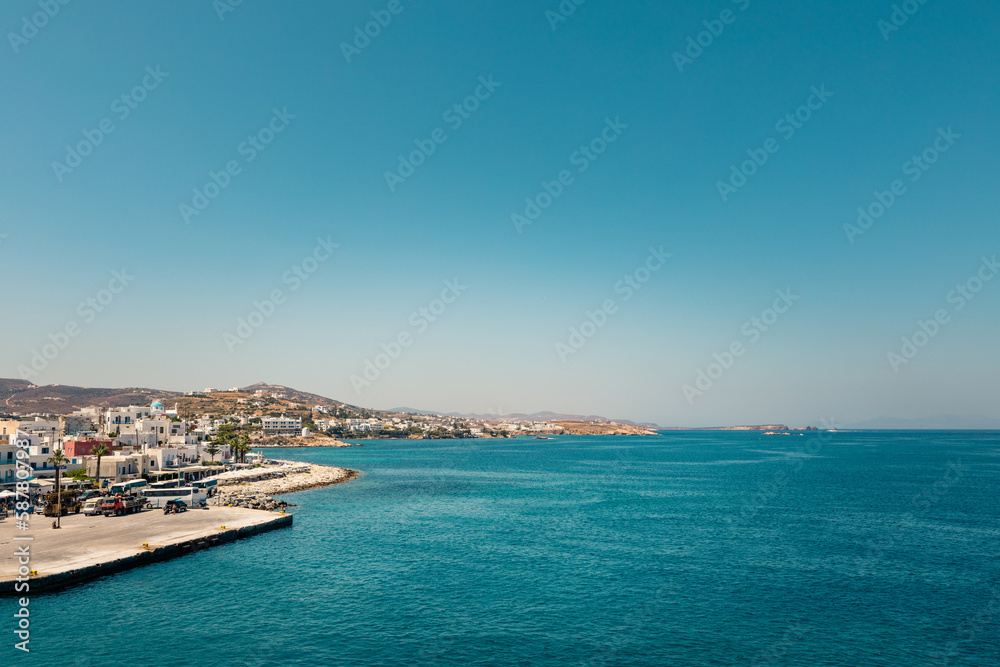 Fototapeta premium Harbour in Naxos Island, Greece, Europe