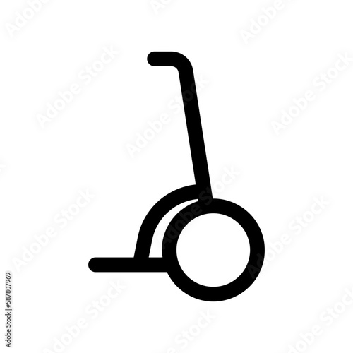 Editable segway scooter vector icon. Vehicles, transportation, travel. Part of a big icon set family. Perfect for web and app interfaces, presentations, infographics, etc