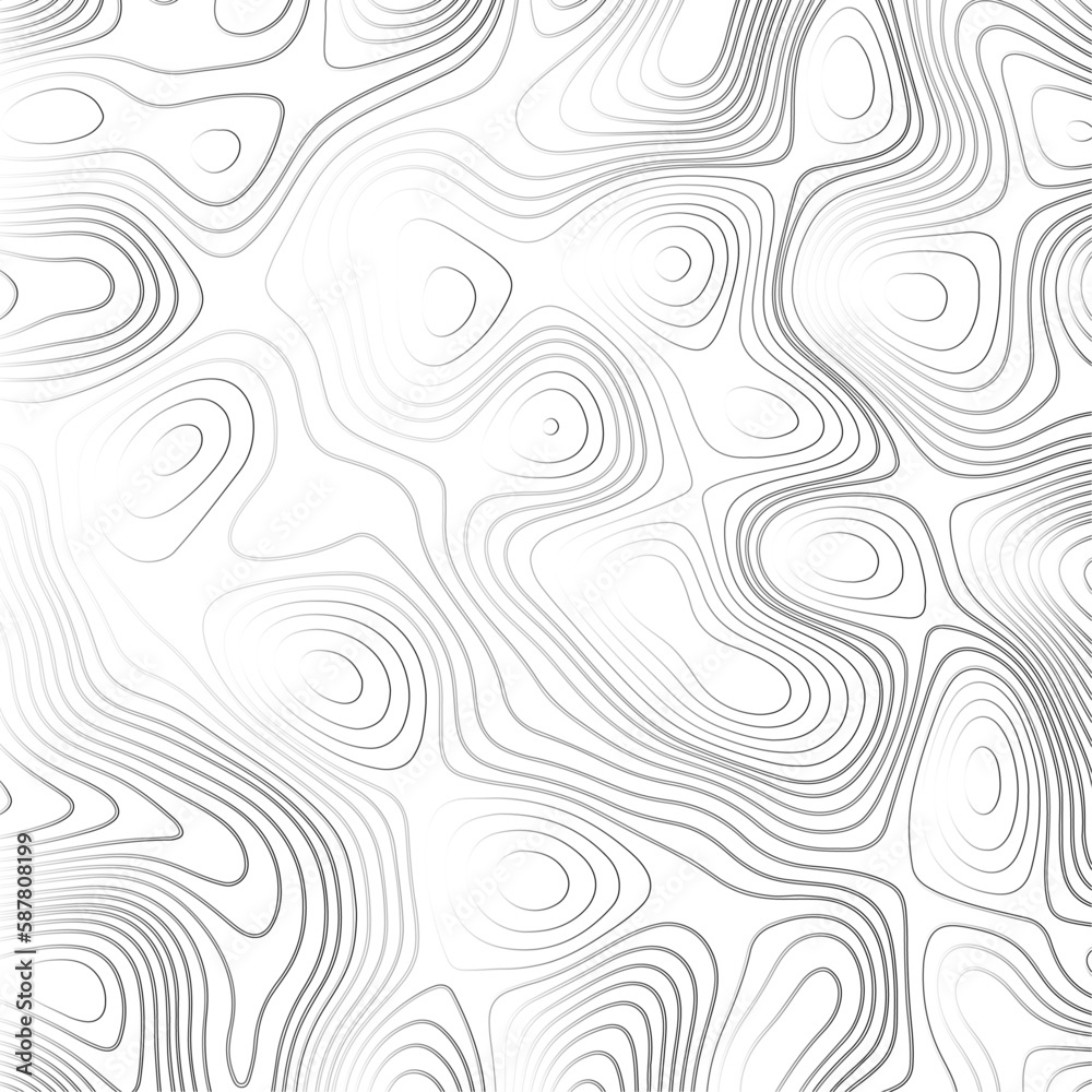 Modern design with White background with topographic wavy pattern design.paper texture Imitation of a geographical map shades