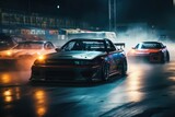 Drift Cars in the Night