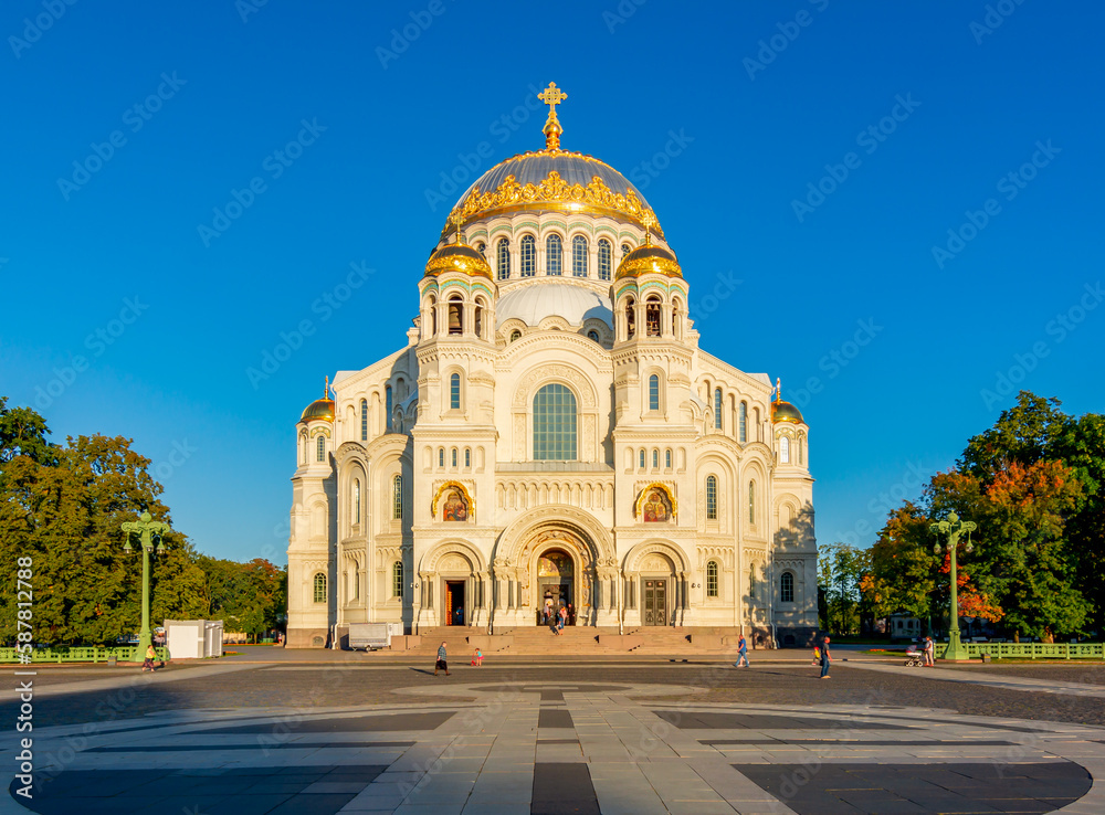 Naval Cathedral of Saint Nicholas in Kronstadt, Saint Petersburg, Russia