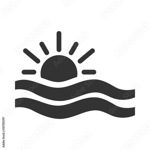 Sun rise icon