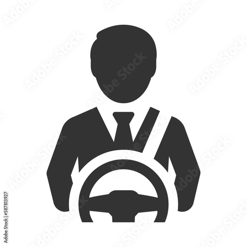 Car driver icon