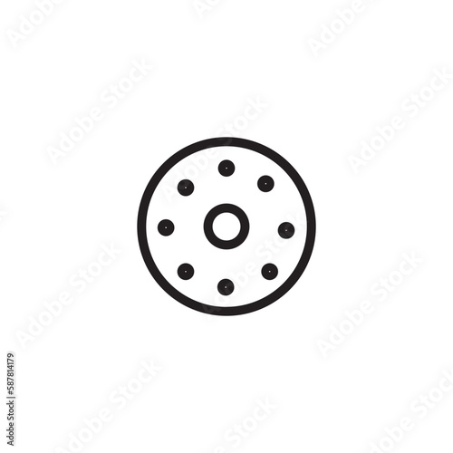 Cucumber Food Slice Outline Icon
