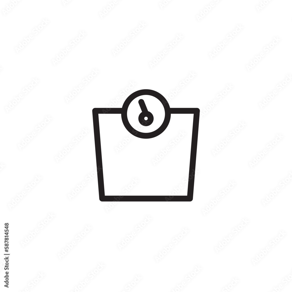 Scales Object Spa Outline Icon Scales Object Spa Outline Icon