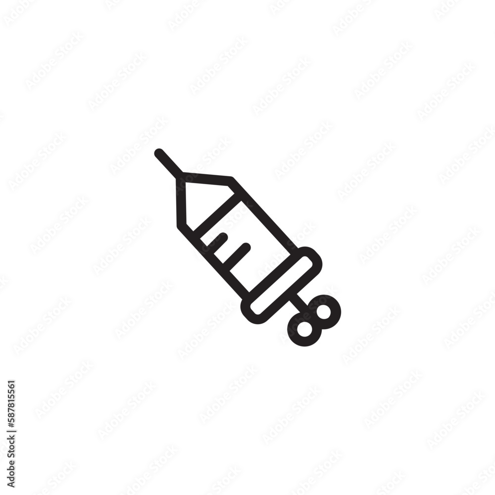 Drop Injection Spa Outline Icon Drop Injection Spa Outline Icon