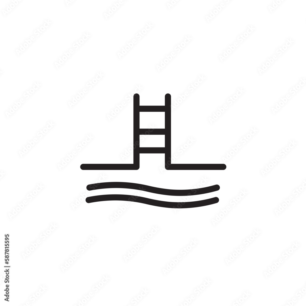Relaxation Spa Summer Outline Icon Relaxation Spa Summer Outline Icon