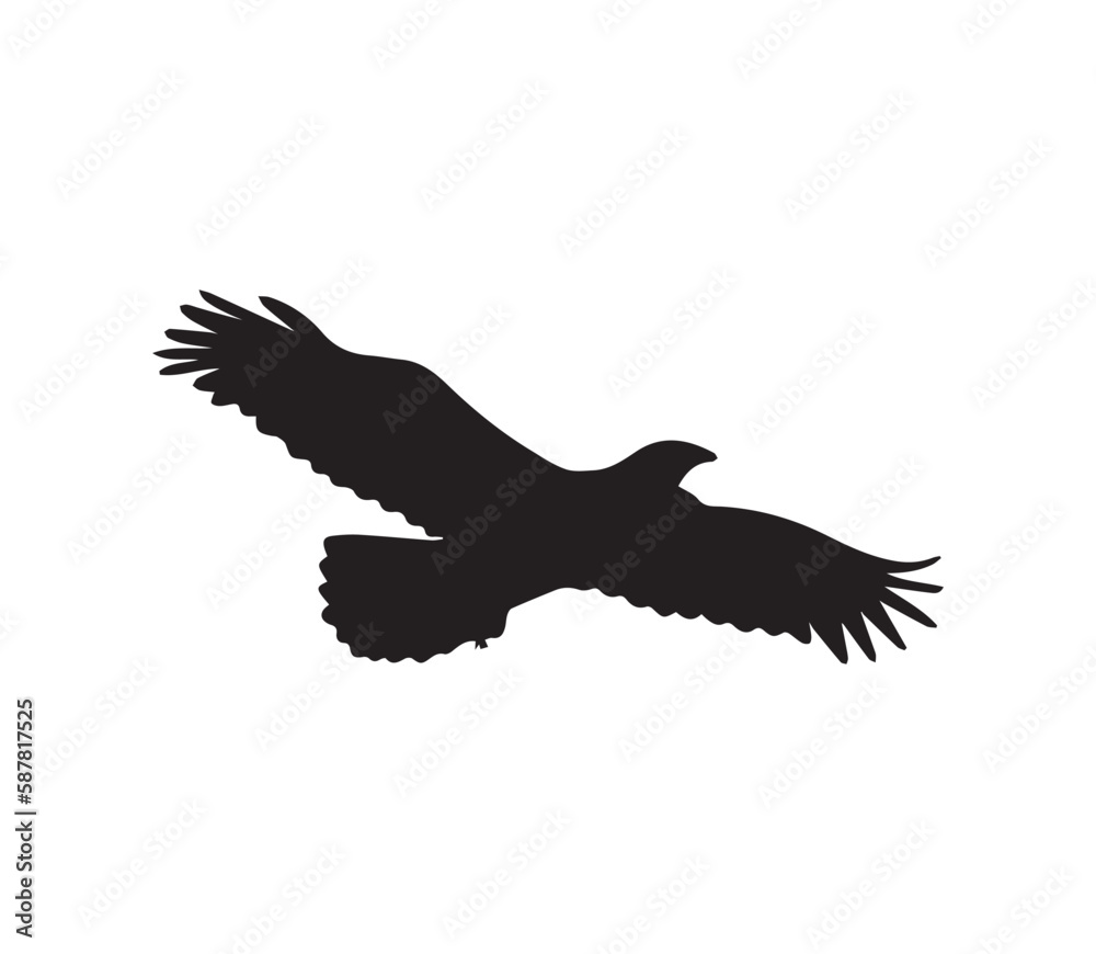 eagle in the sky. simple black vector illustration. graphic arts. web flat icon. symbol or sign. eagle or crow. bird in flight. fly eagle in the sky. simple black vector illustration. graphic arts. web flat icon. symbol or sign. eagle or crow. bird in flight. fly