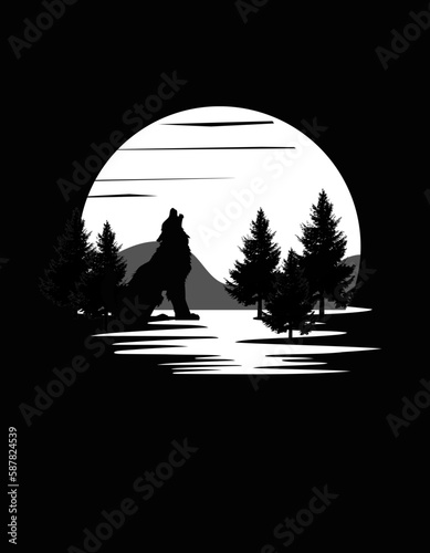 silhouette of a person in the night