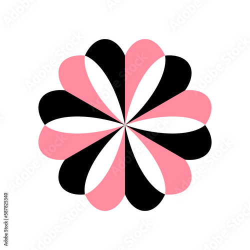 Abstract Flower Icon. Element for Design. © troyka
