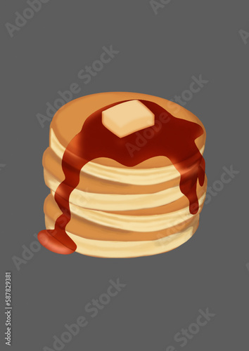 pancakes with butter